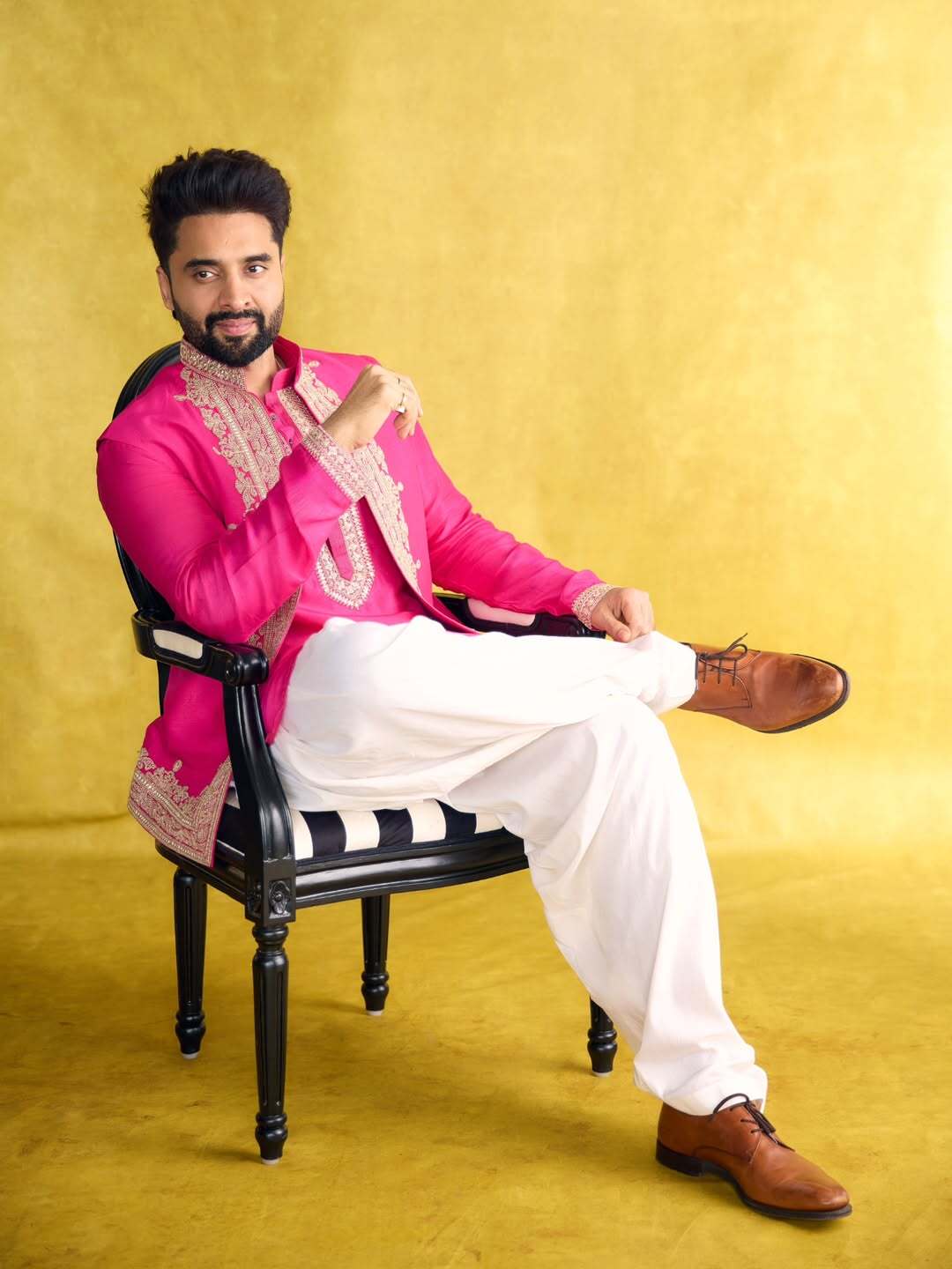 Jacky Bhagnani in Nasir Jacket Set