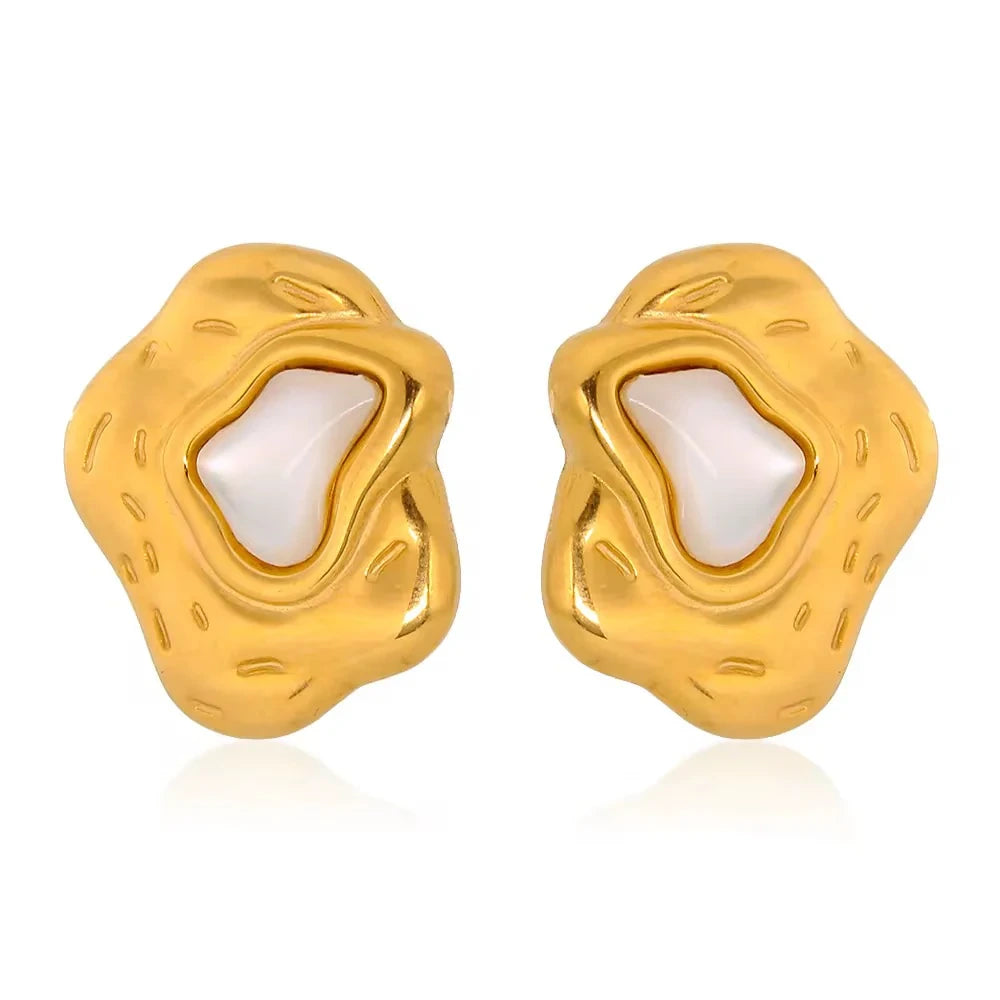 Molten Pearl Studs