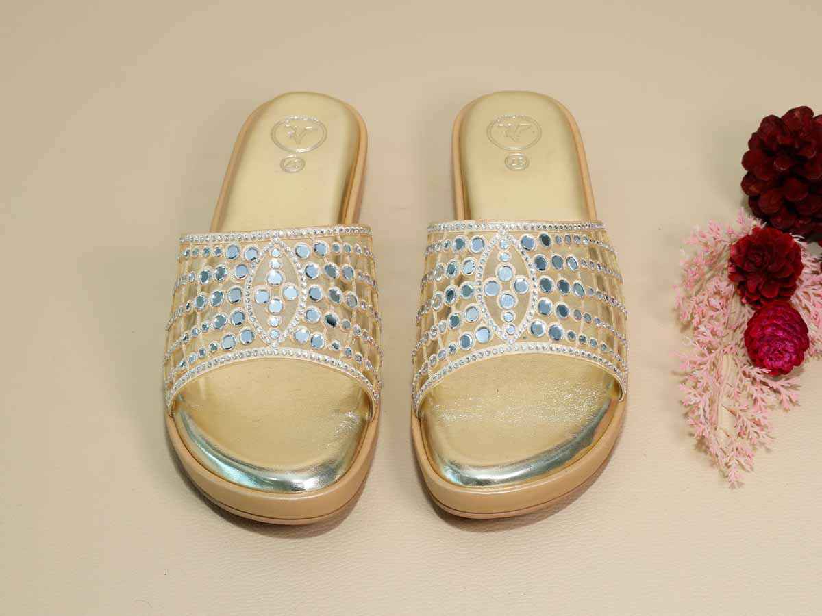 Gold Mirror Wedges