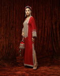 Load image into Gallery viewer, Rani Pink & Red Kurta Kaftan
