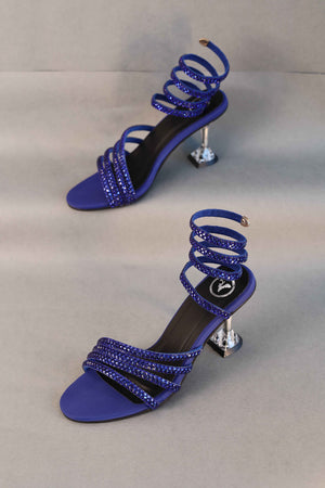 Blue Spring Heel Sandal