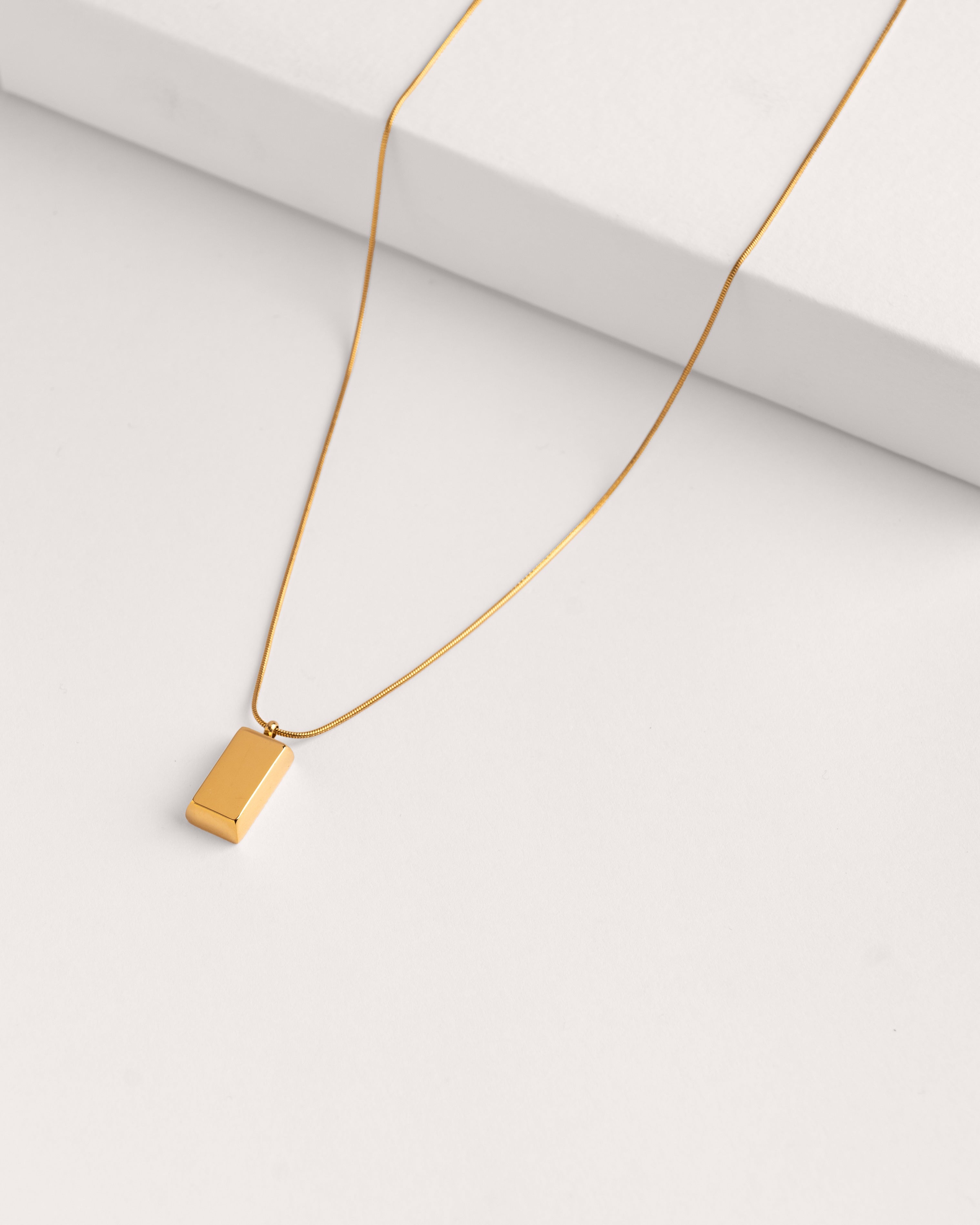 The Gold Brick Necklace