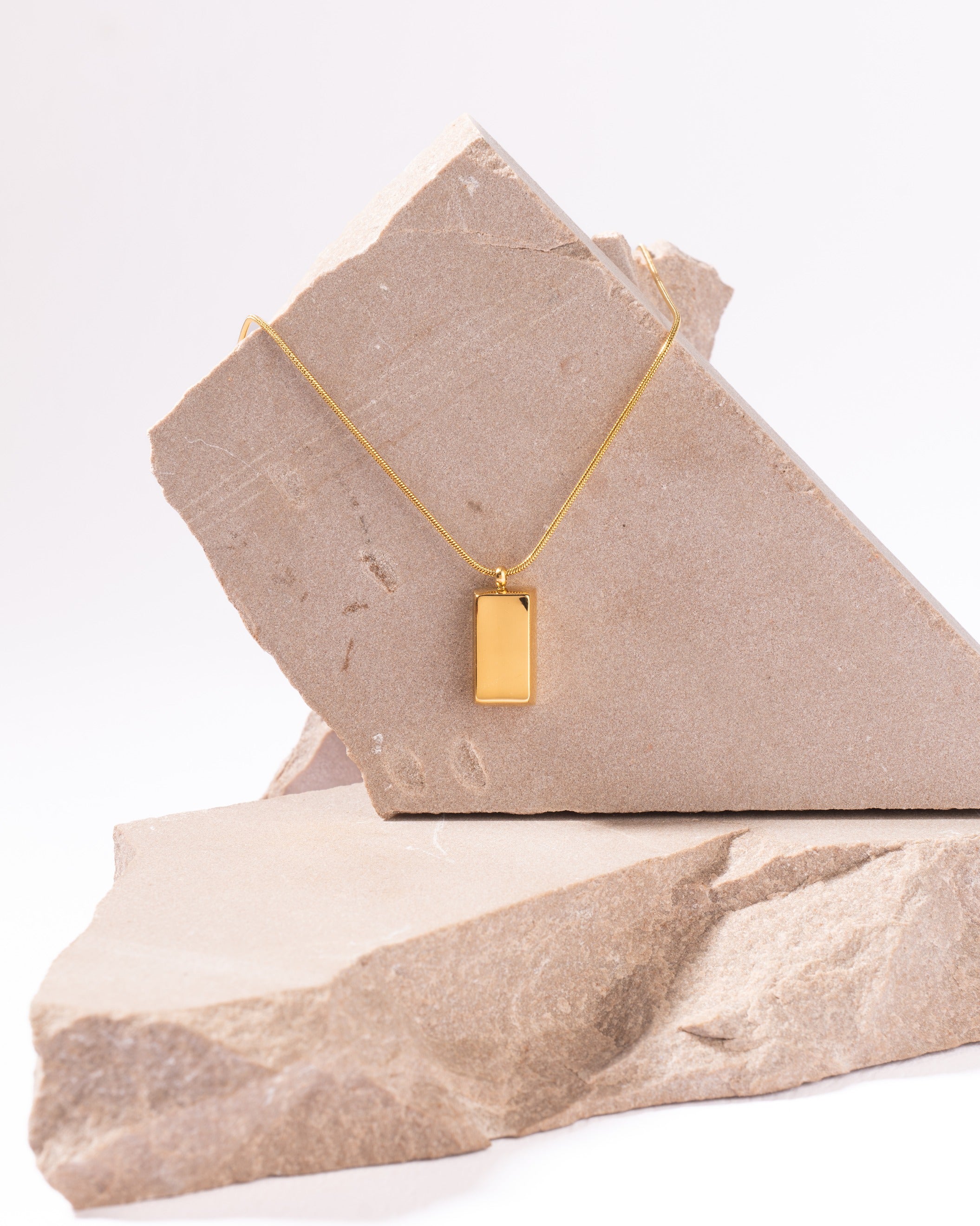The Gold Brick Necklace