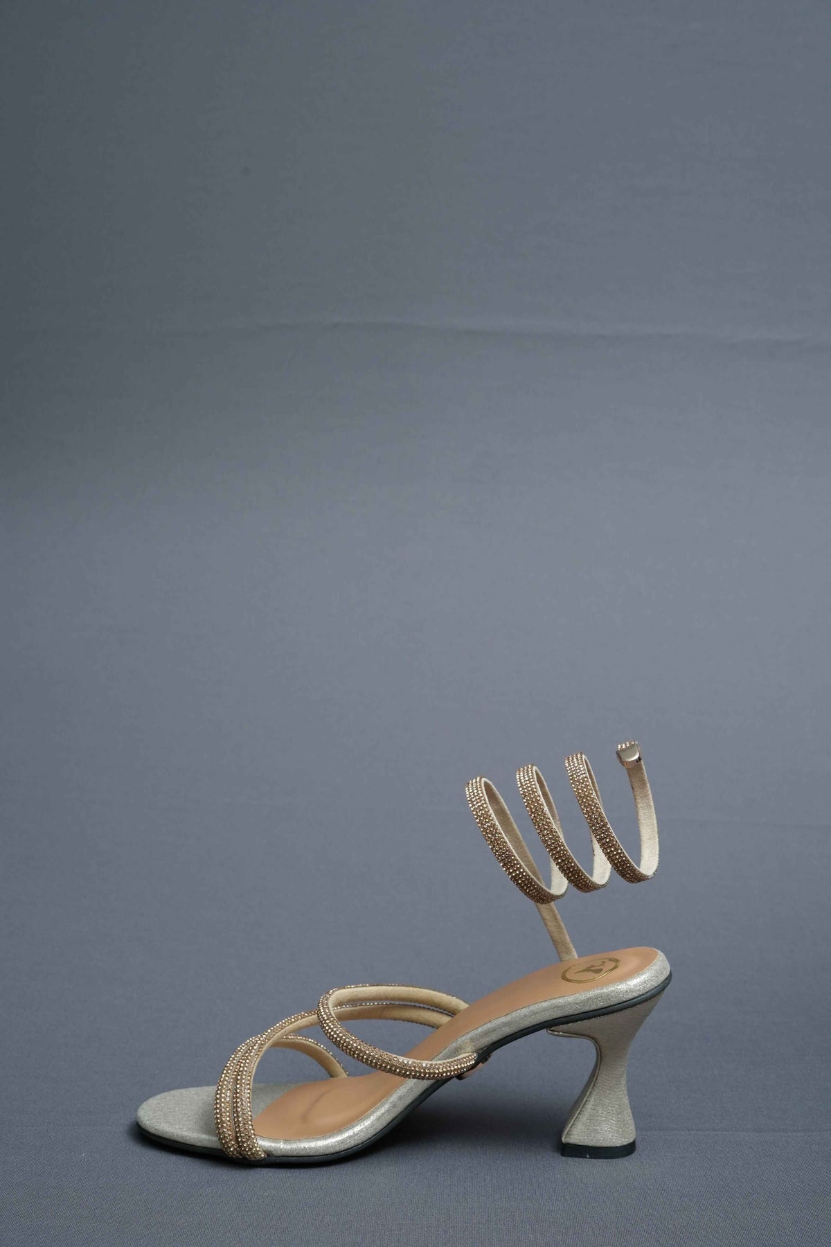 Champagne Gold Spring Heel Sandal