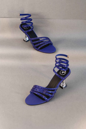 Blue Spring Heel Sandal