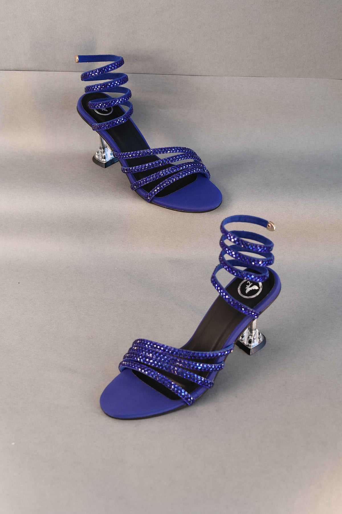 Blue Spring Heel Sandal