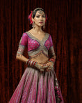 Load image into Gallery viewer, Move & Purple Orchid lehenga set
