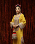 Load image into Gallery viewer, Lomon Yellow & Rani Pink Kurta Kaftan
