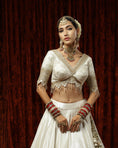 Load image into Gallery viewer, Silver, Chandni lehenga set
