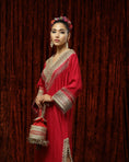 Load image into Gallery viewer, Rani Pink & Maroon Kurta Kaftan
