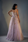 Load image into Gallery viewer, Lilac 3D Embroidered Corset Gown
