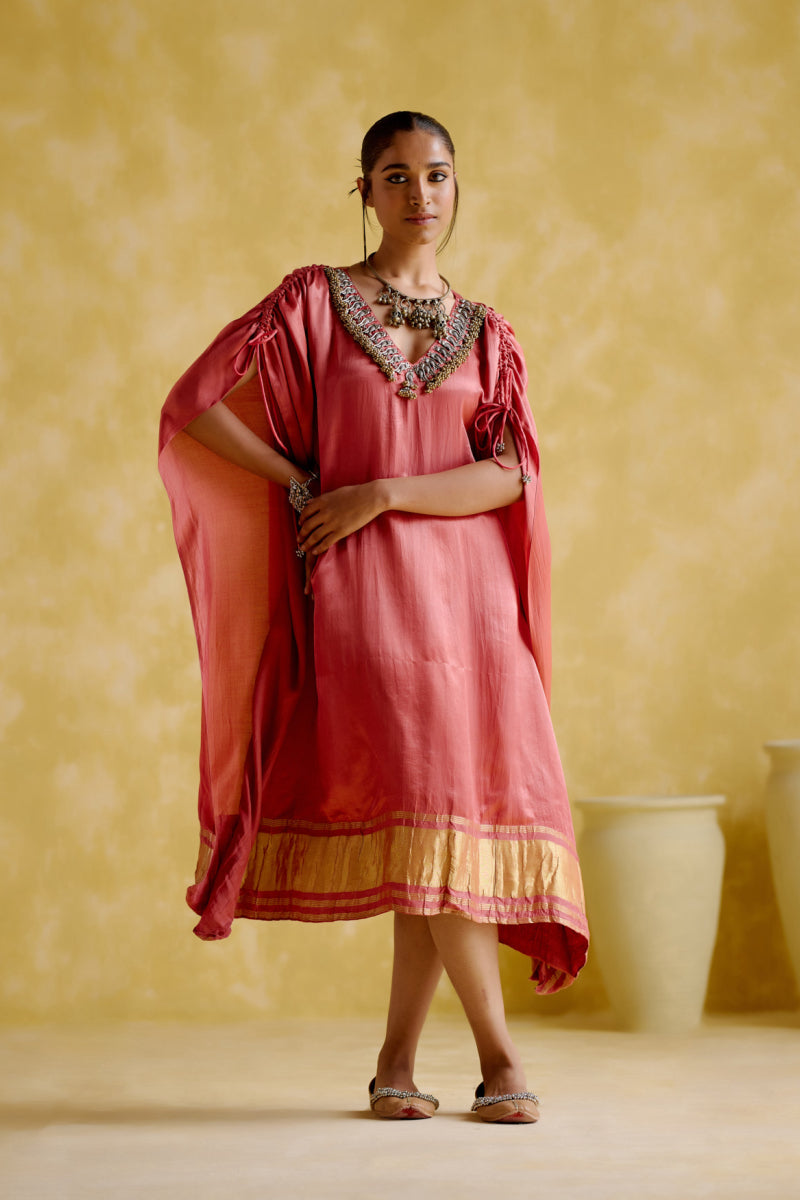 Amor- Pink Kaftan Dress