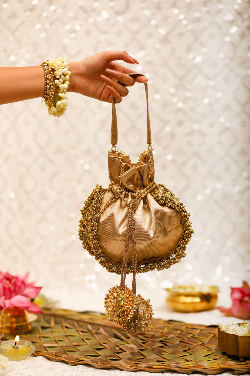 Helen -Brown Potli