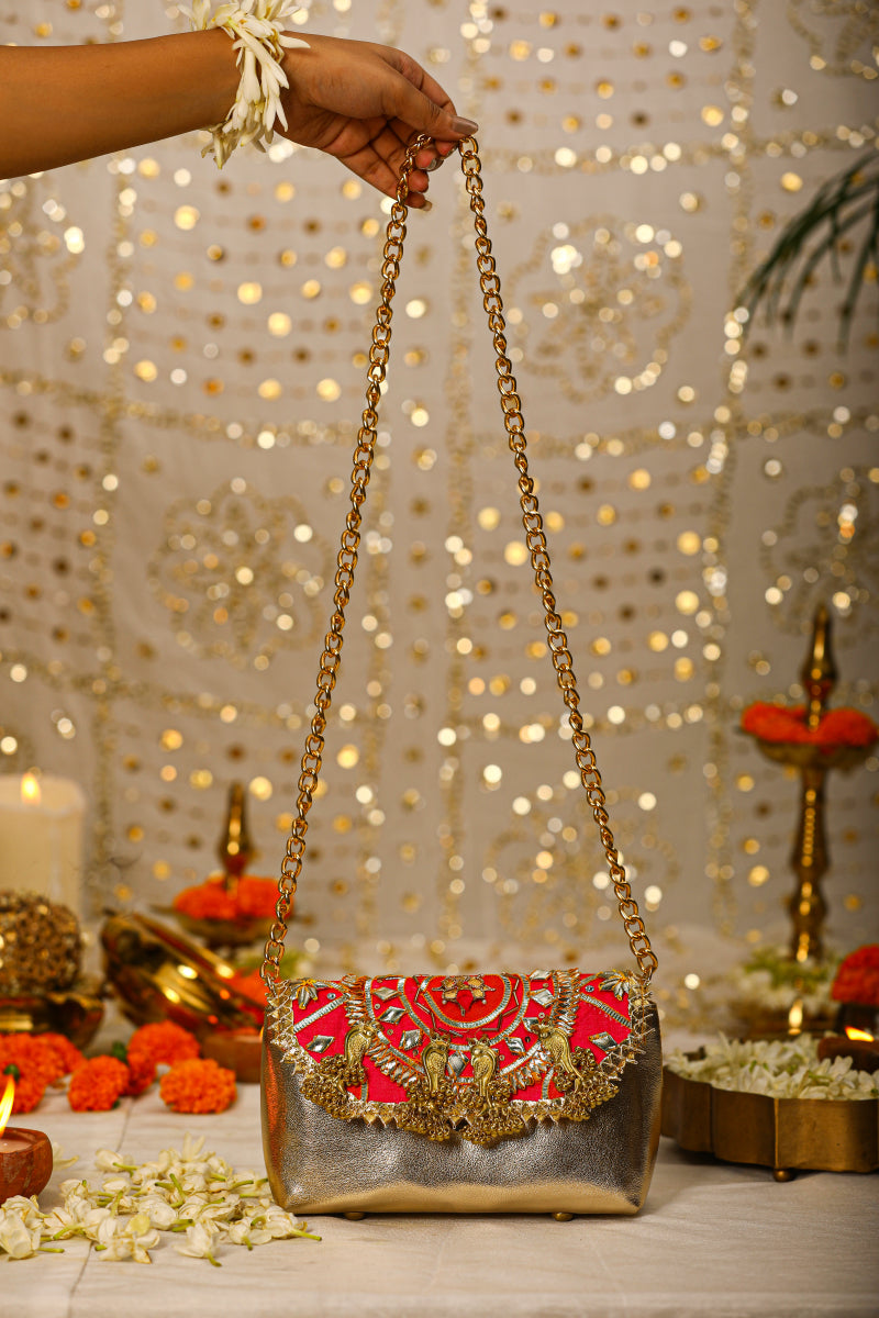Ahilya-Pink Handbag