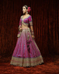 Load image into Gallery viewer, Move & Purple Orchid lehenga set
