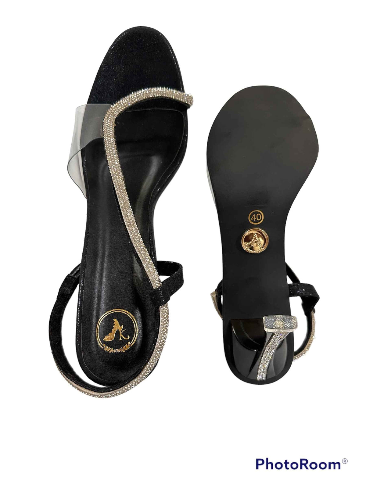 S Series  Black Diamond  Open Toe Heels