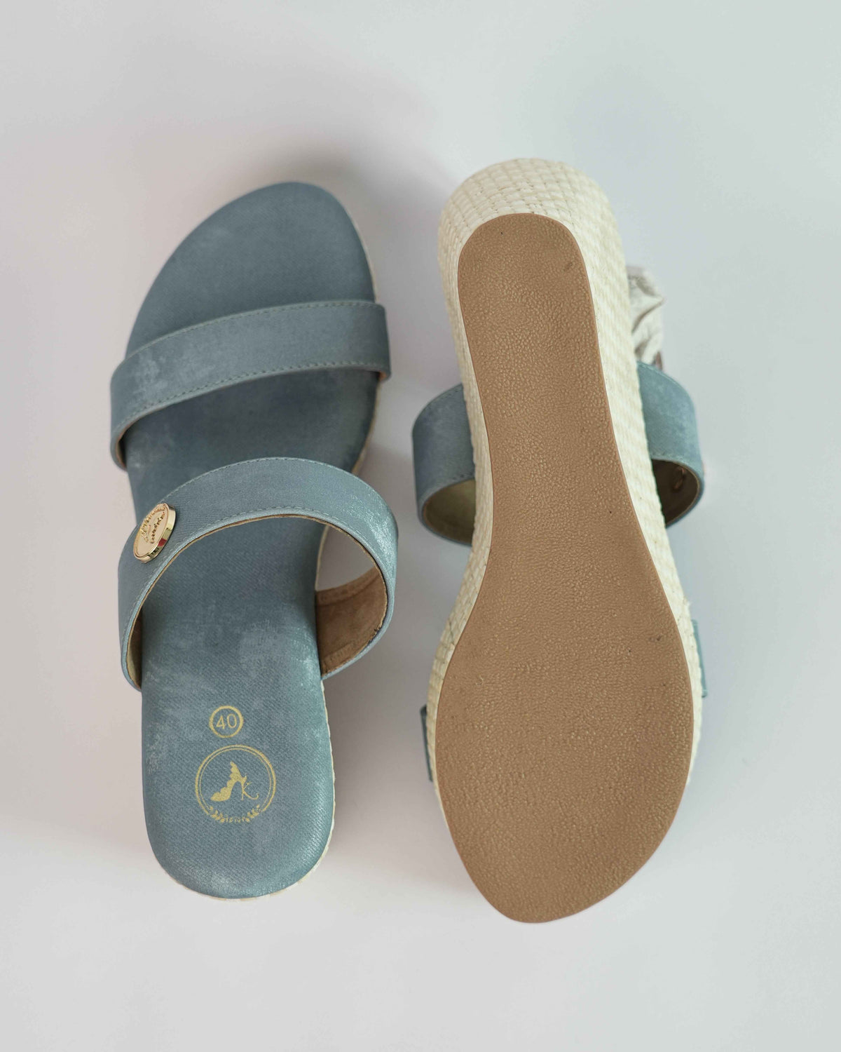Blue Open Toe Board Fit wedge