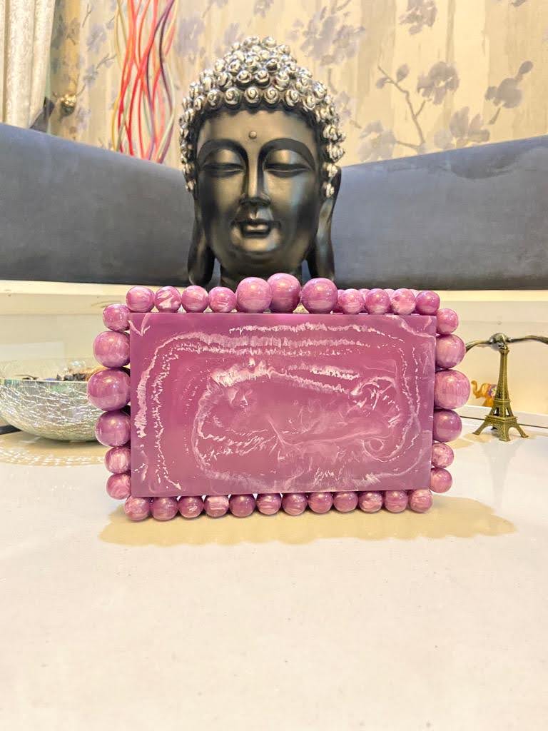 Light Beaded In Purple