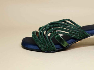 Gema Green Cut Heel
