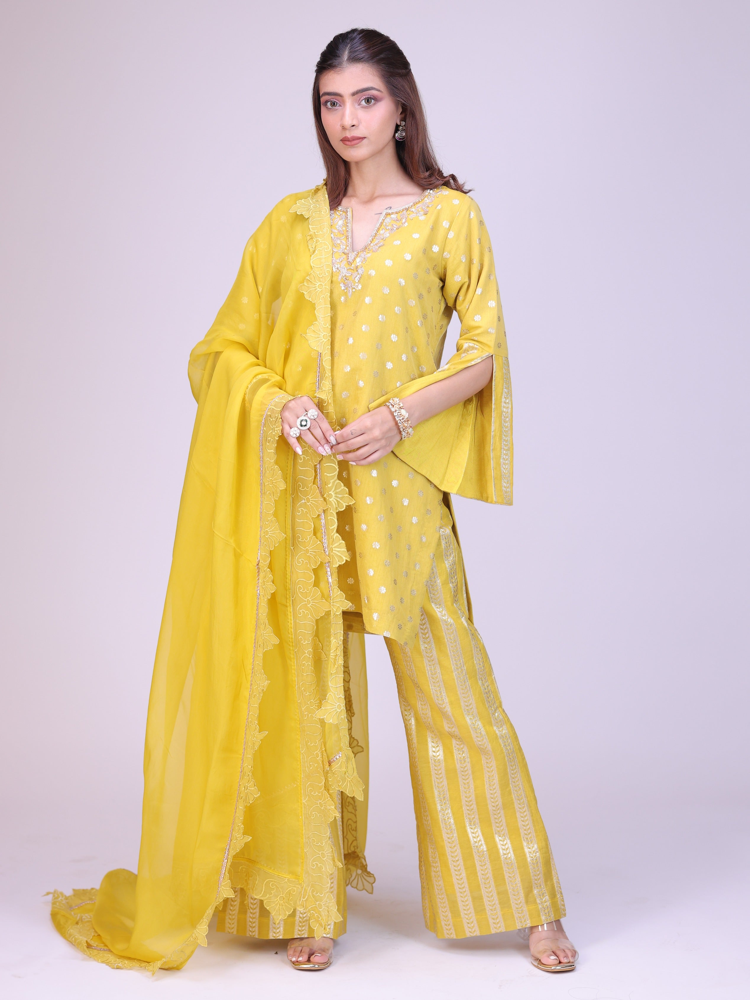 Zehra Kurta Sharara Set