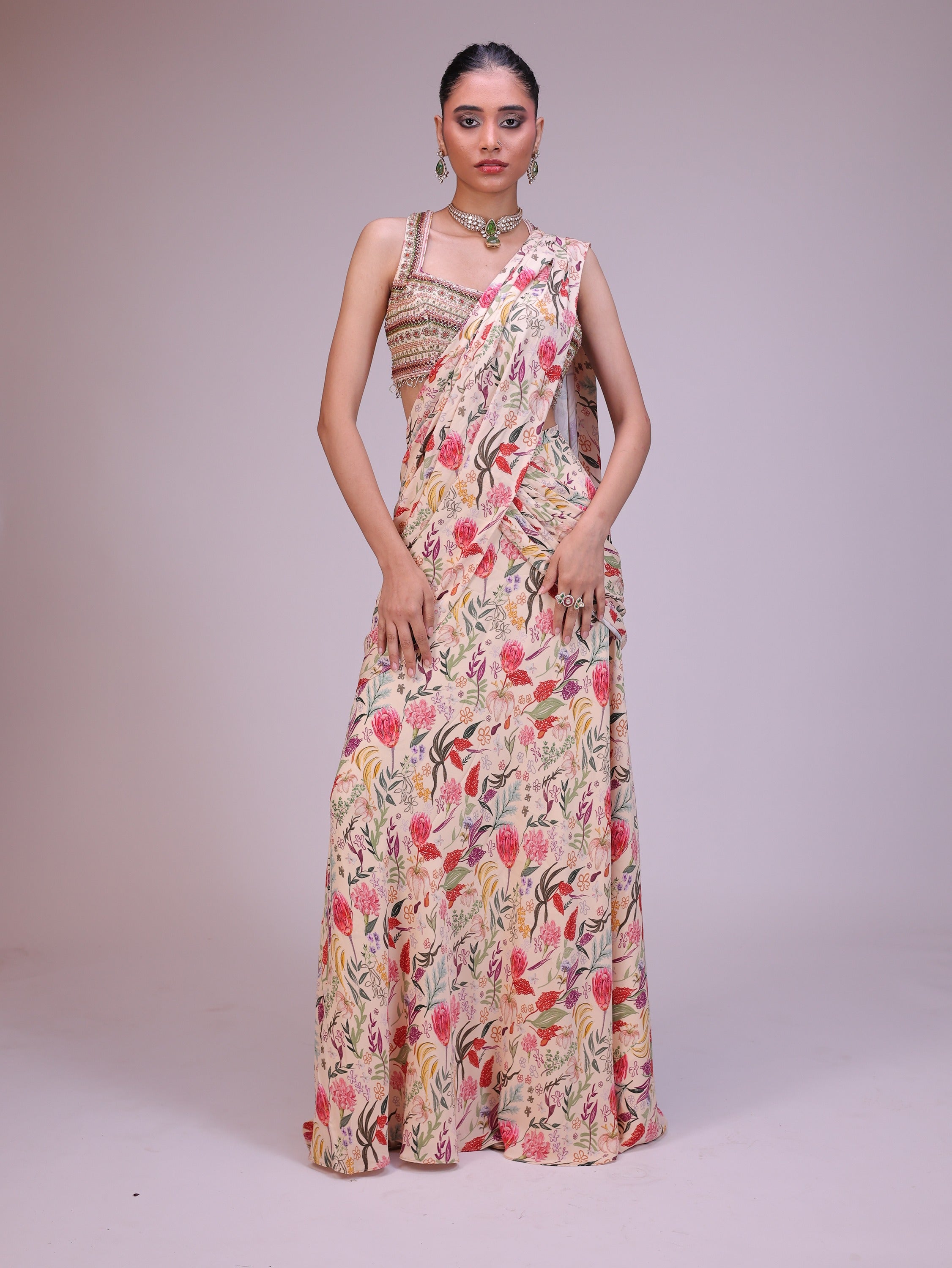 Elina Pre Draped Saree