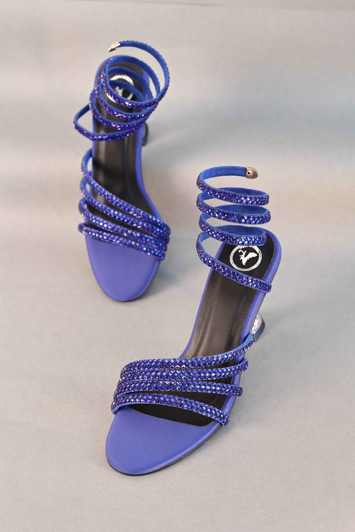 Blue Spring Heel Sandal