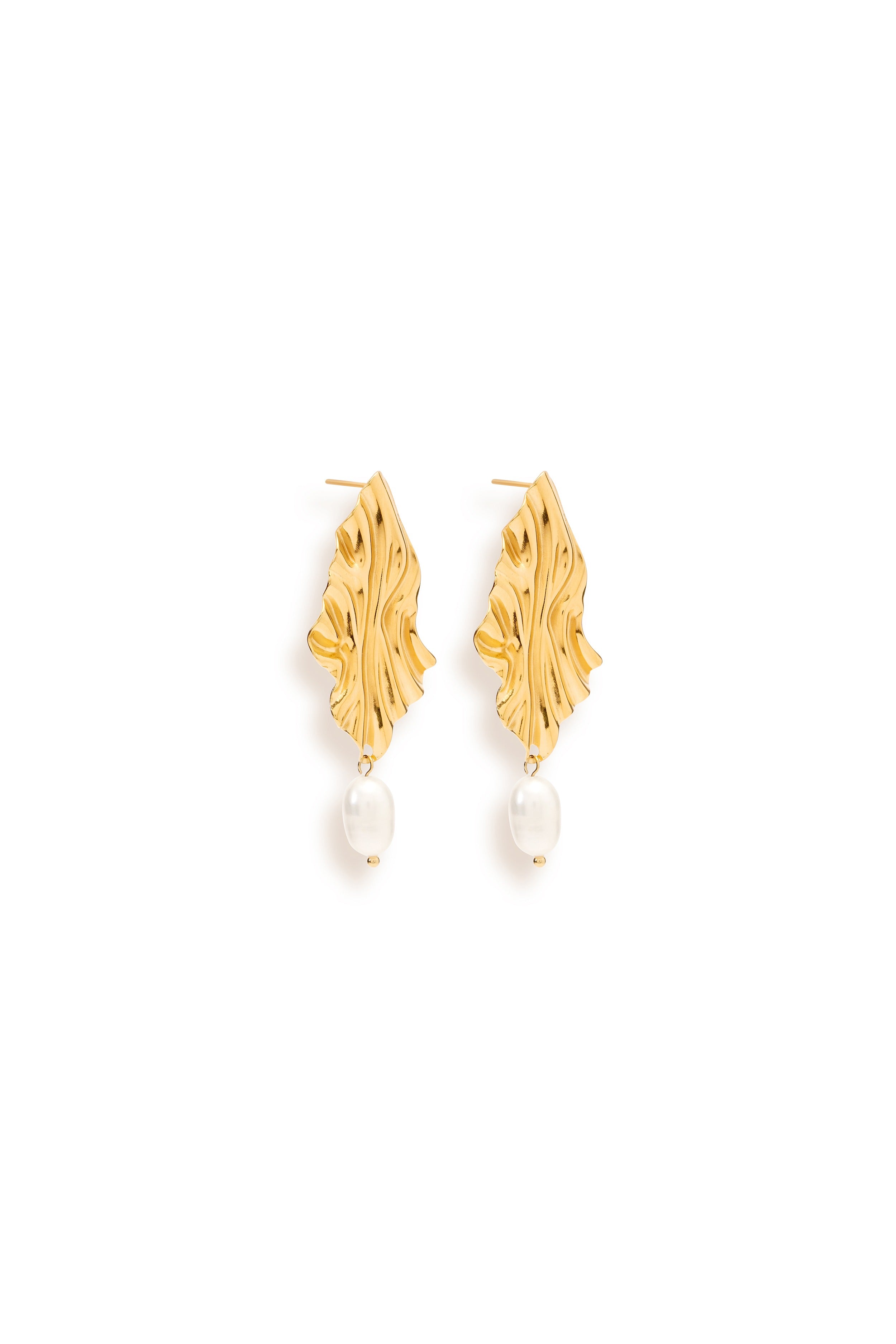 Pearl Wave Studs