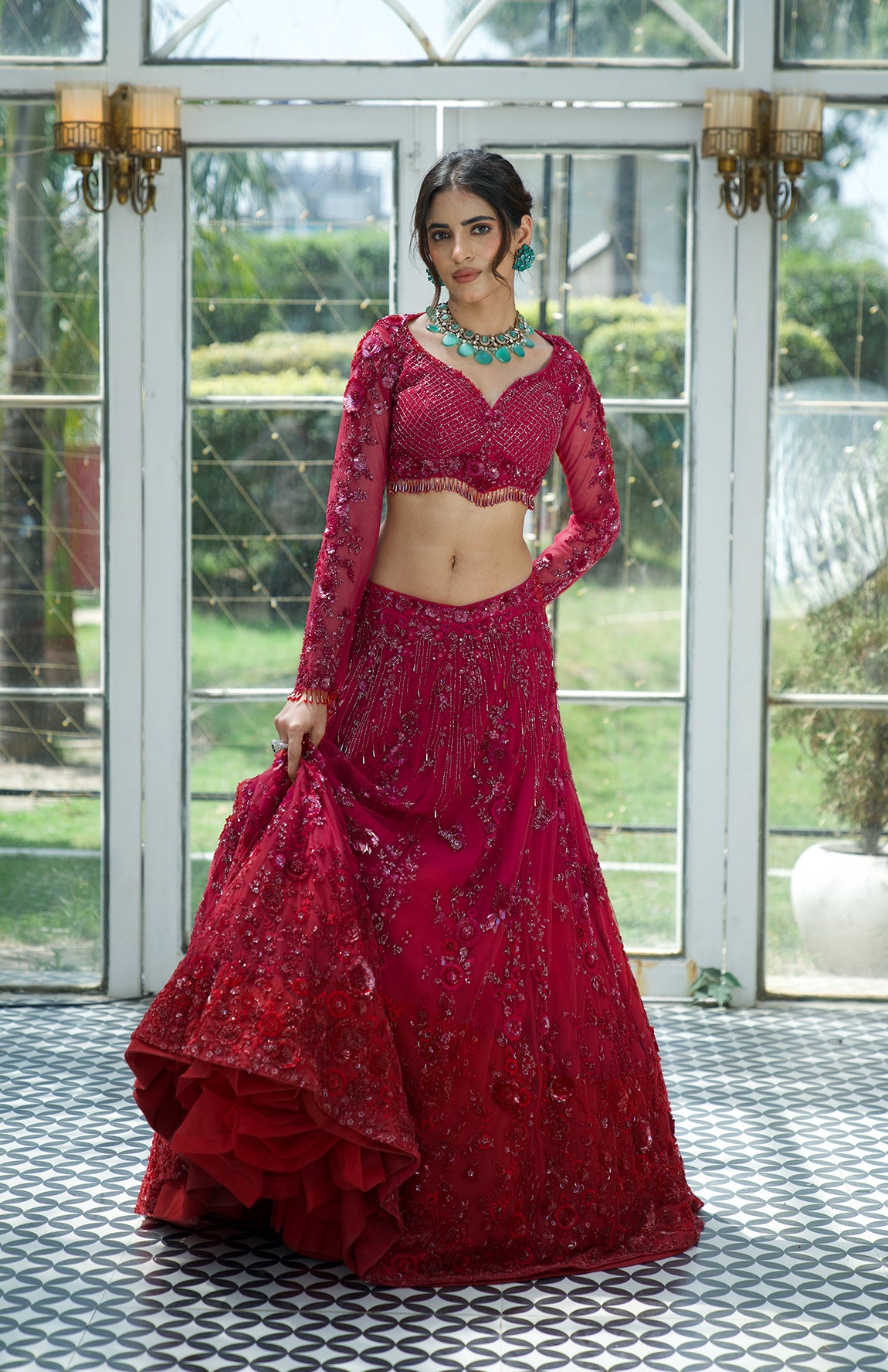 Grihagaman Lehenga