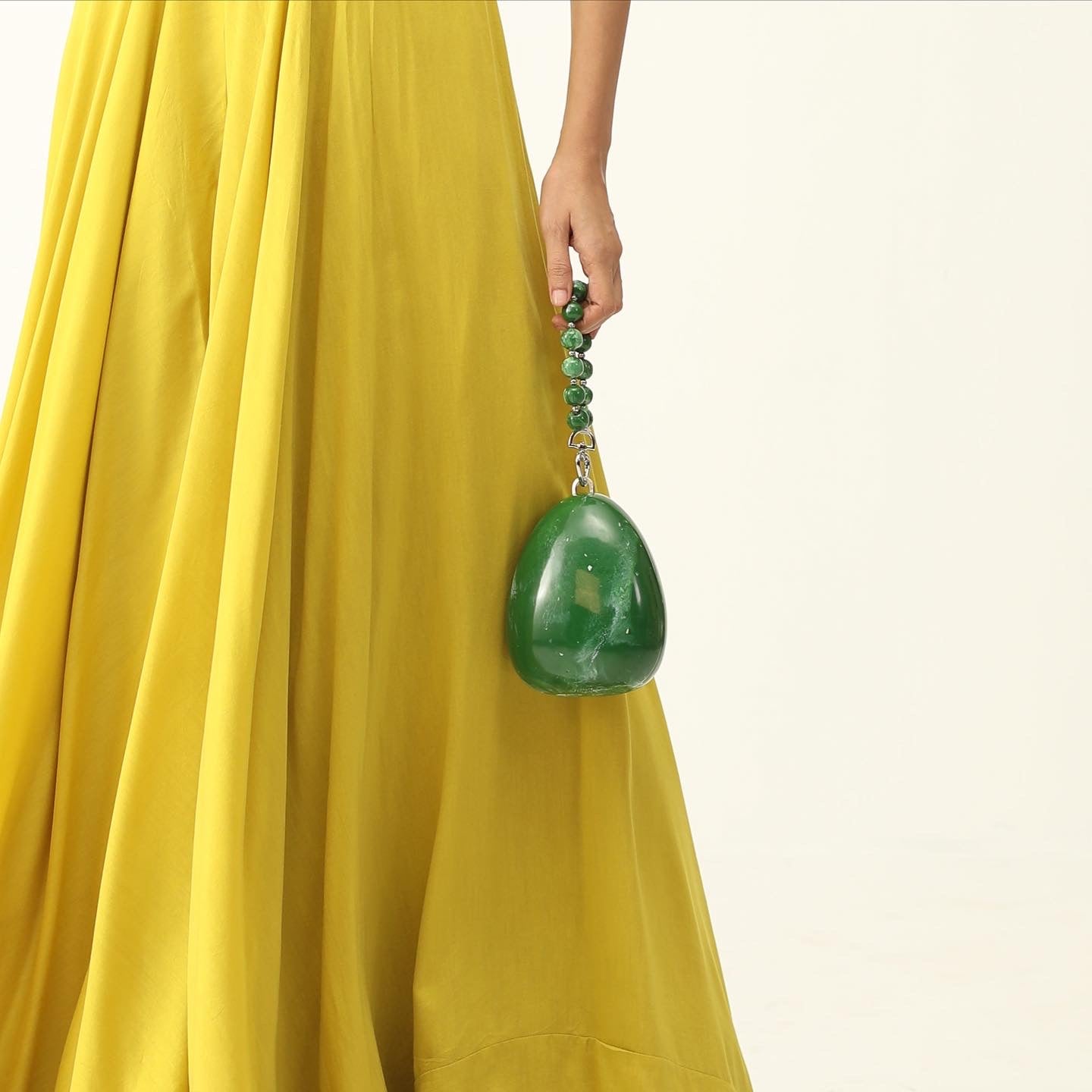 Pearl Clutch In Green