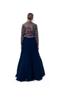 Load image into Gallery viewer, Pleated gown with crop jacket
