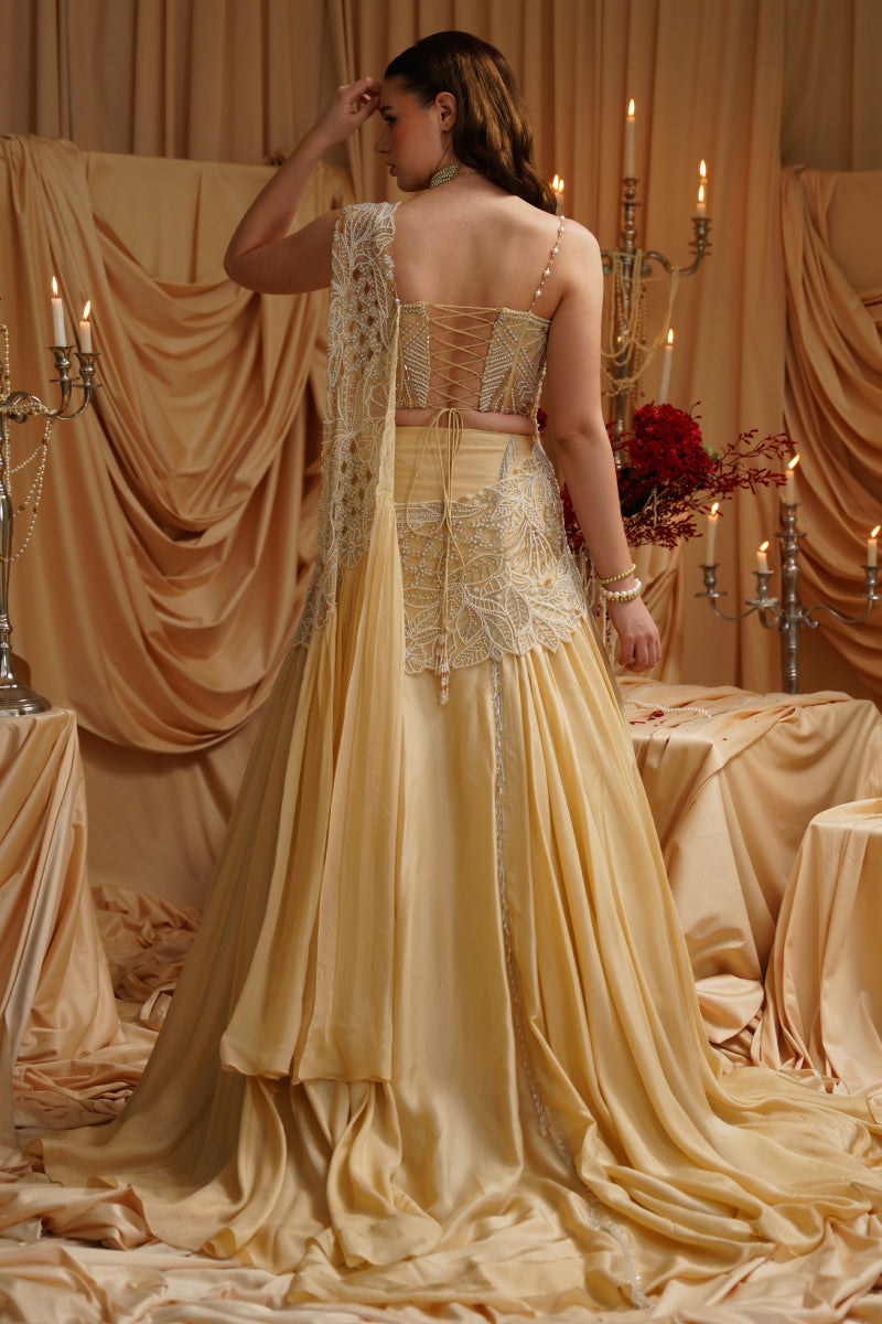 Phoebe Corset-Lehenga Set