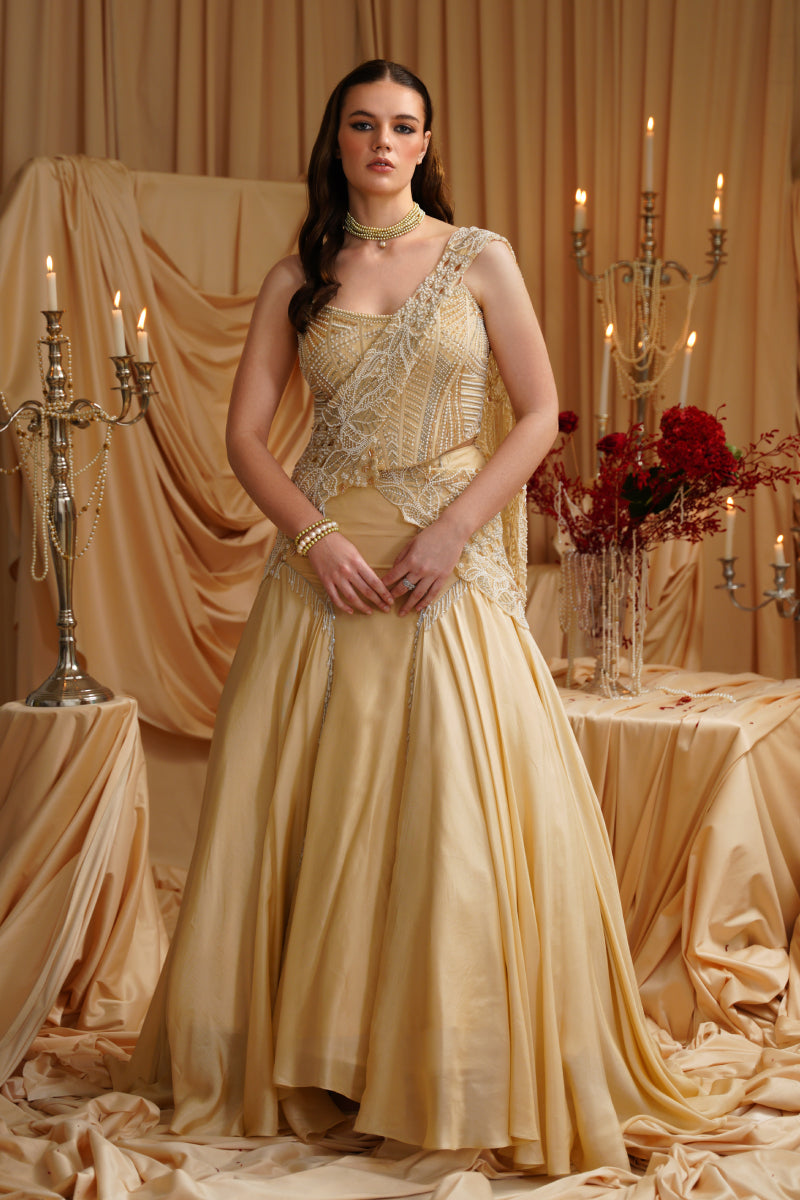 Phoebe Corset-Lehenga Set