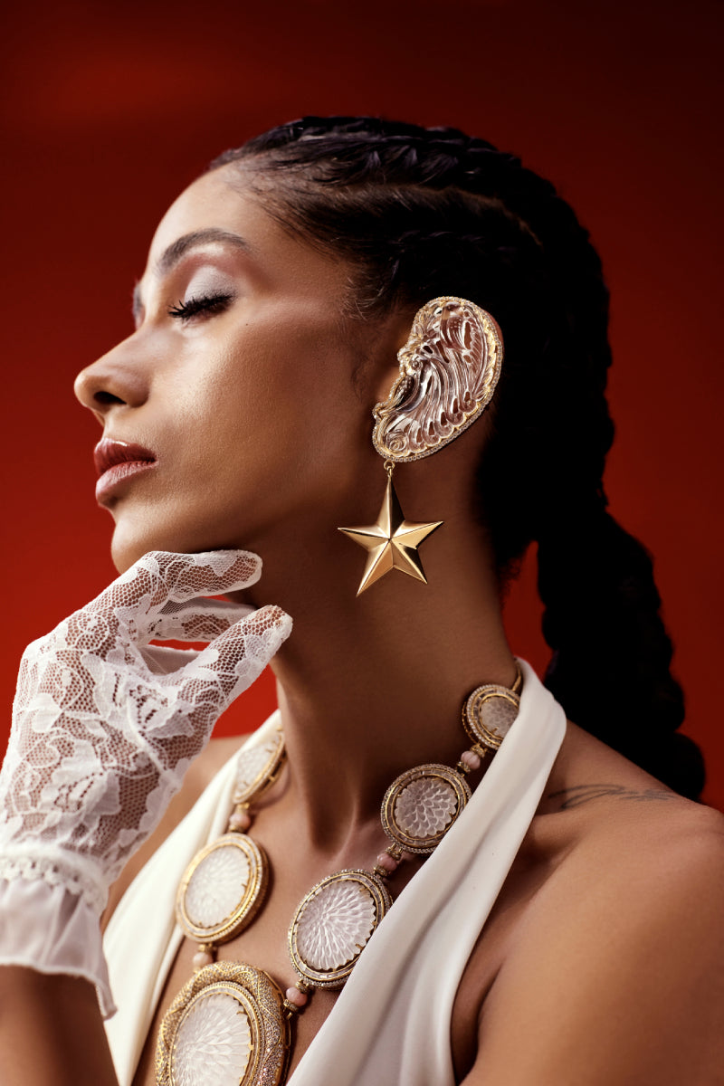 Shwet Kantara Earring