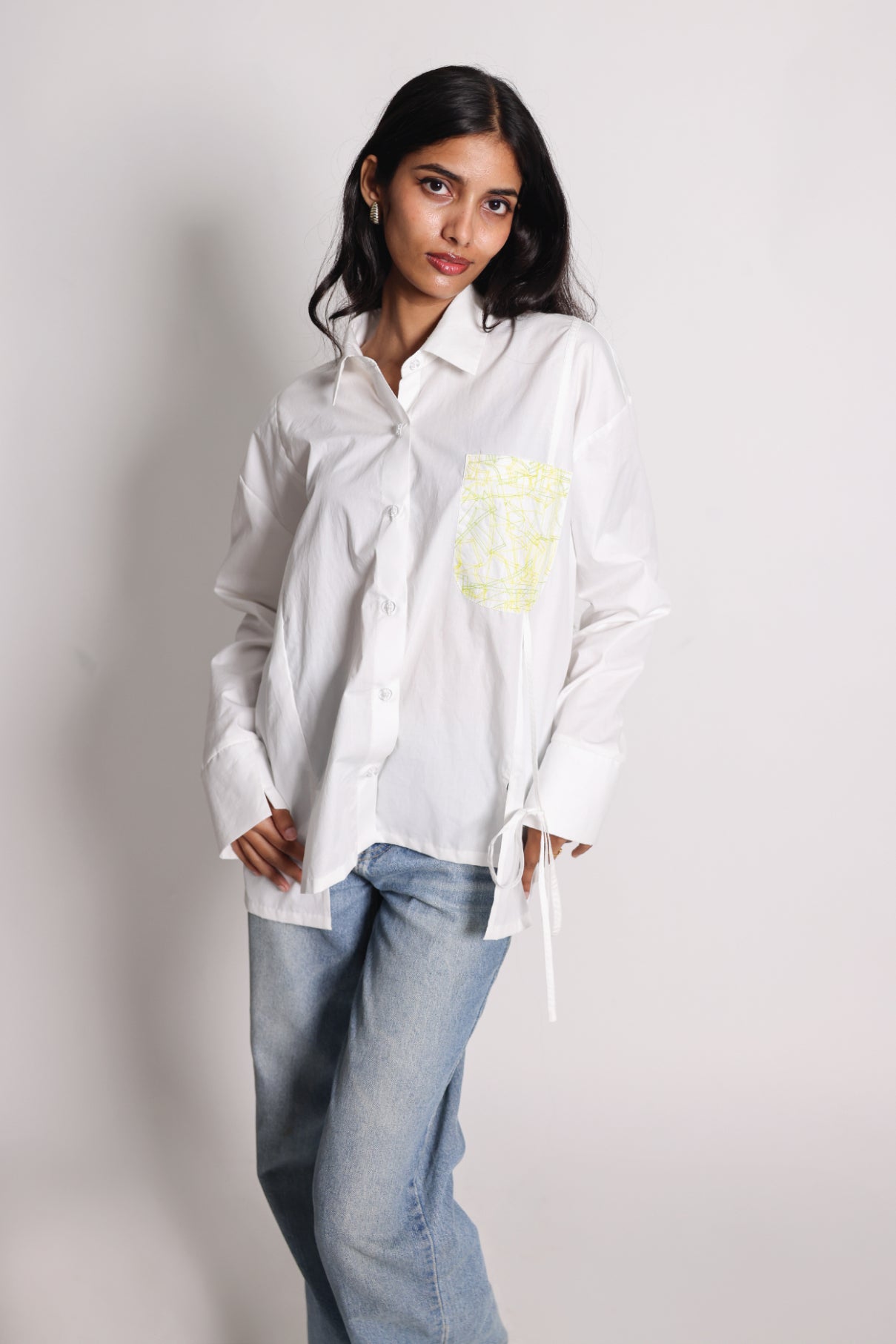 Pattern Pocket Shirt