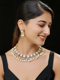 Load image into Gallery viewer, Faux Polki Necklace set
