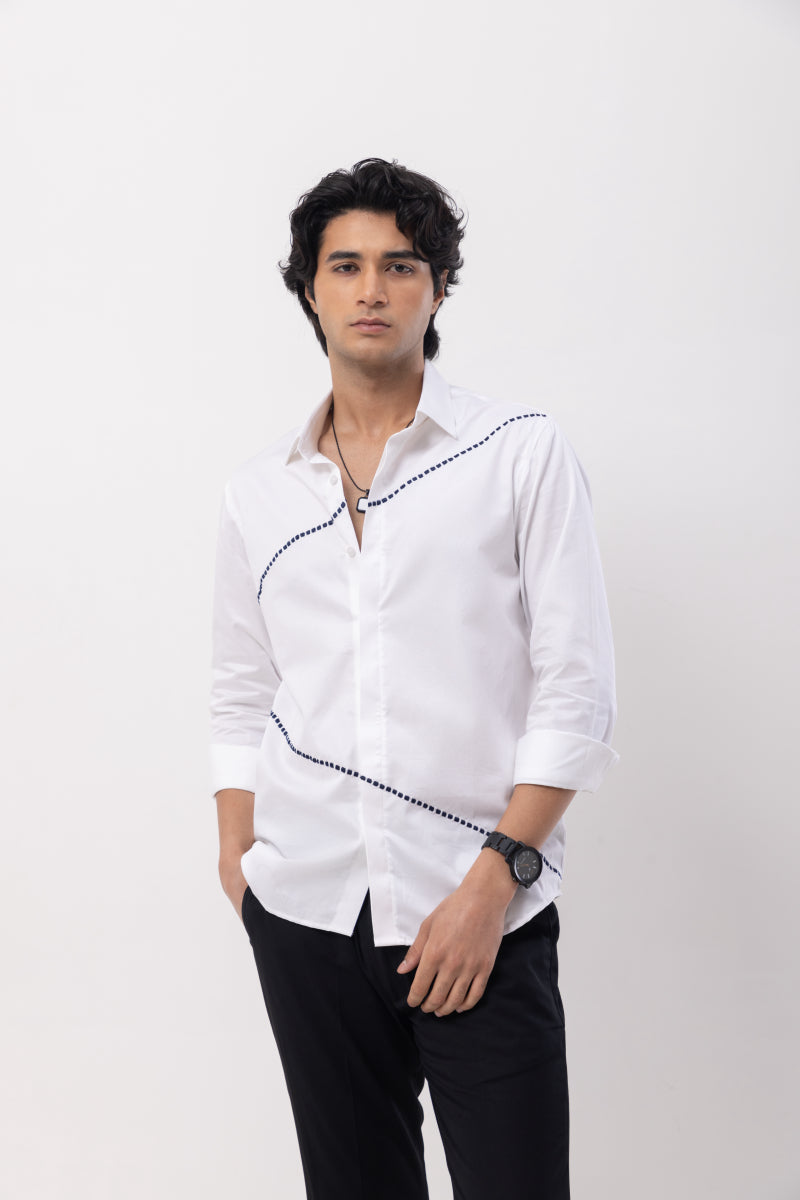 Caterpillar - Hand Embroidered Designer Shirt