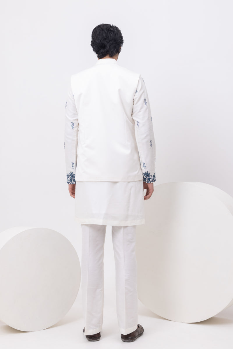 MACAW DESIGNER NEHRU JACKET WITH KURTA & PANT SET