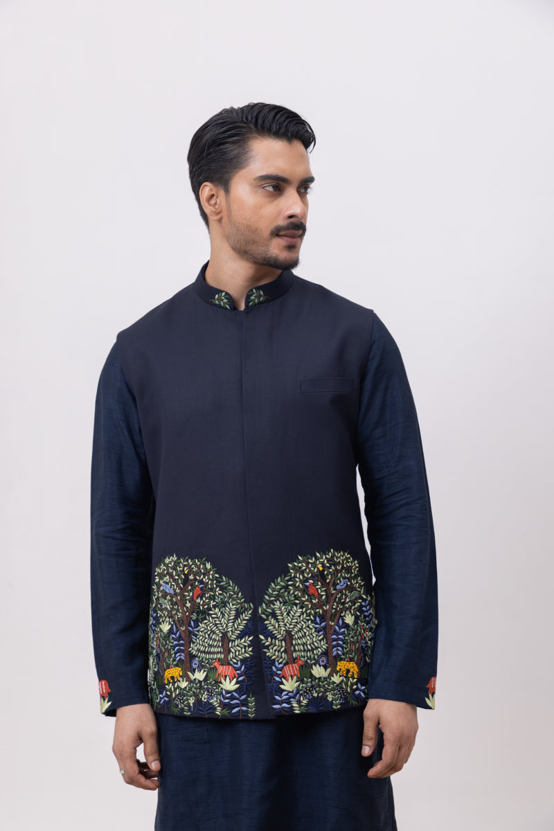 JUNGLE DESIGNER NEHRU JACKET / BUNDI