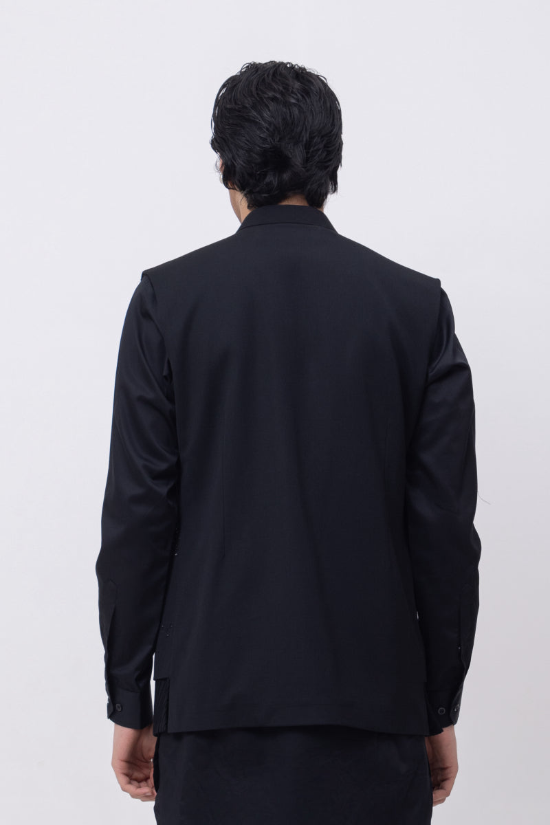 FIREFLY TRIO DESIGNER PINTUCK NEHRU JACKET/BUNDI