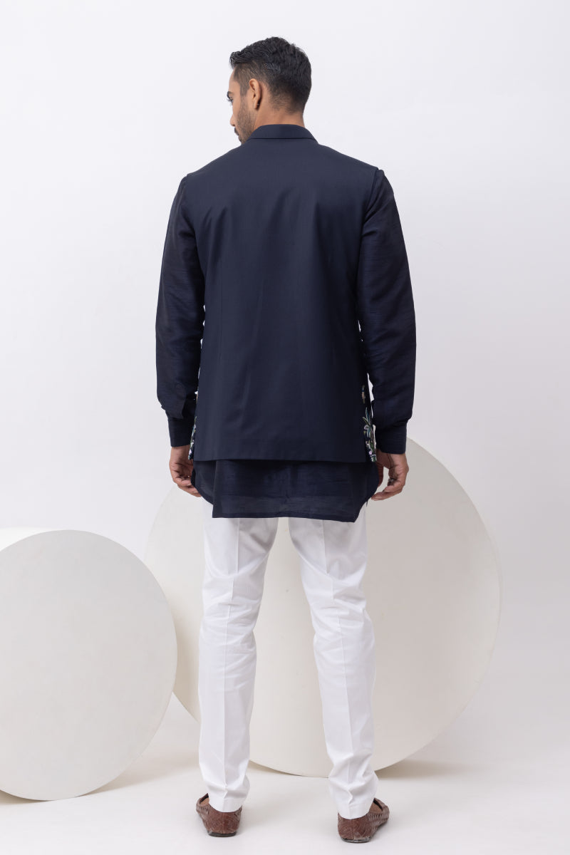 MACOW DESIGNER NEHRU JACKET WITH KURTA & PANT SET