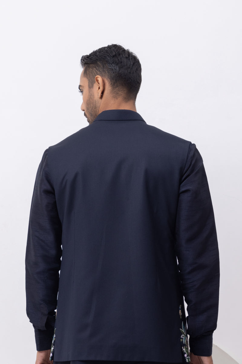 MACOW EMBELLISHED DESIGNER NEHRU JACKET / BUNDI