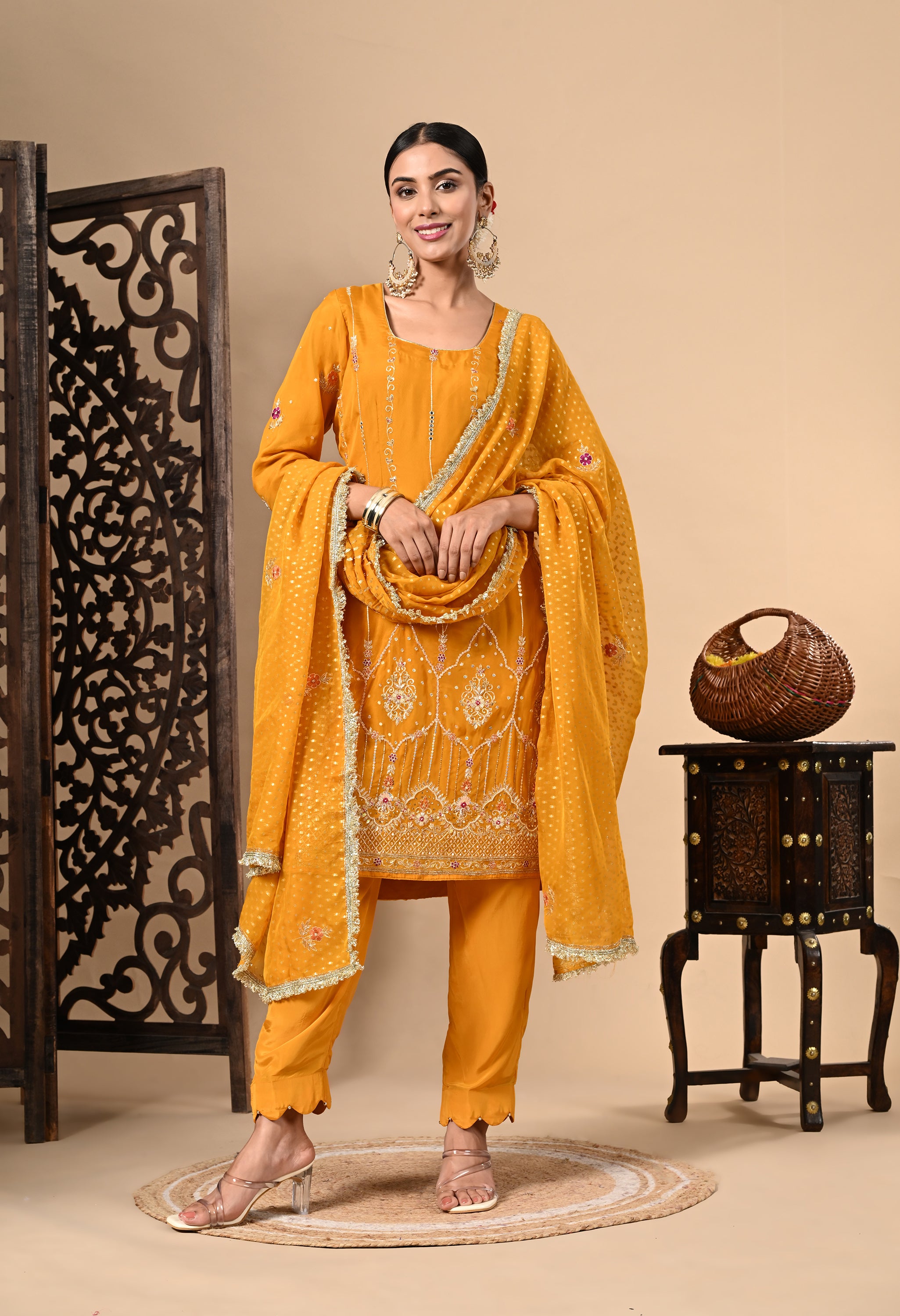 Turmeric Yellow Kurta Set