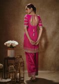 Load image into Gallery viewer, Barbie pink & gold kurta salwar set
