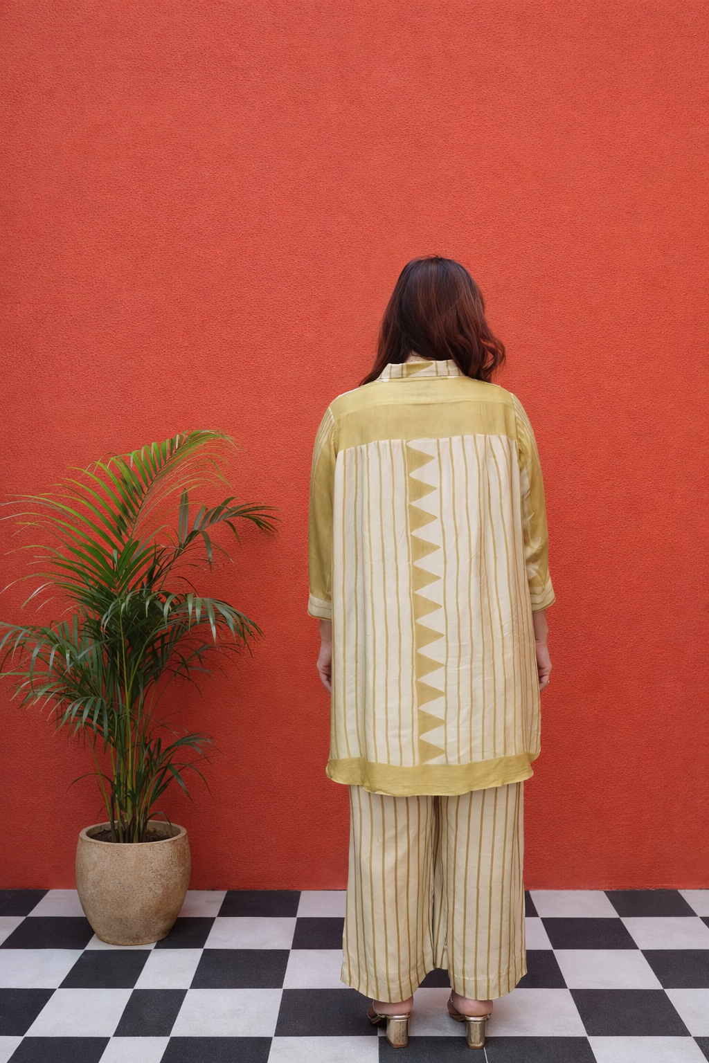OHSO Organic Mustard Shirt Co-ord Set