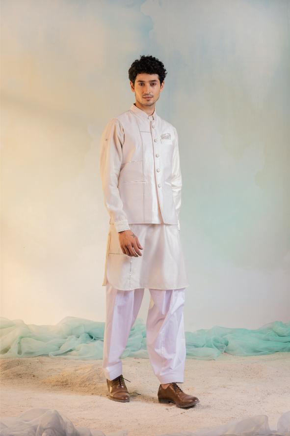 Men's Sequin Nehru Jacket