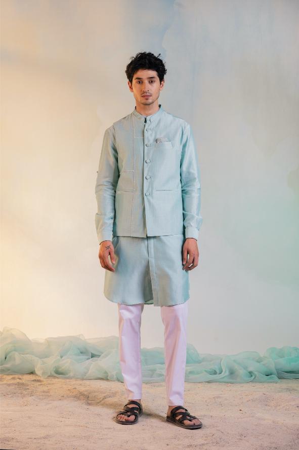 Men's Sequin Nehru Jacket