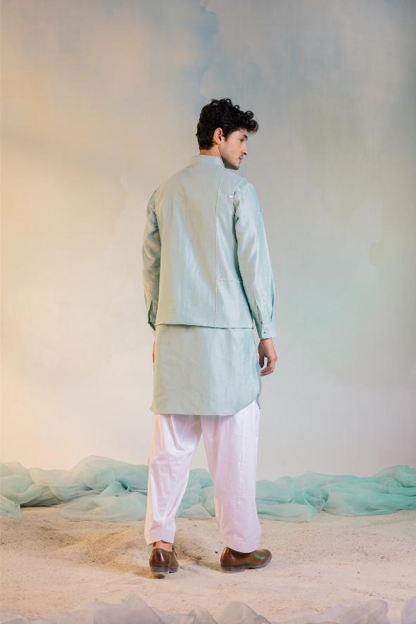 Men's Sequin Nehru Jacket