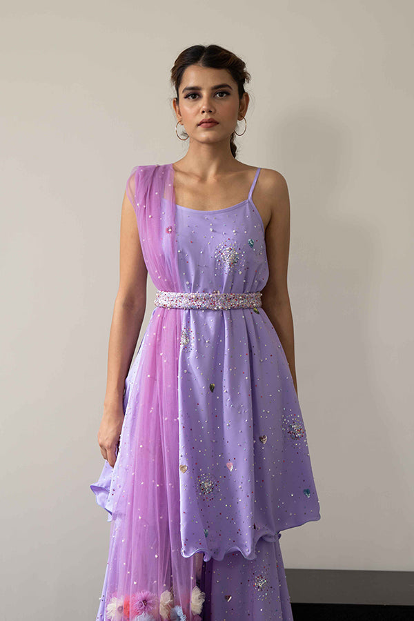 Lilac Firework Sharara