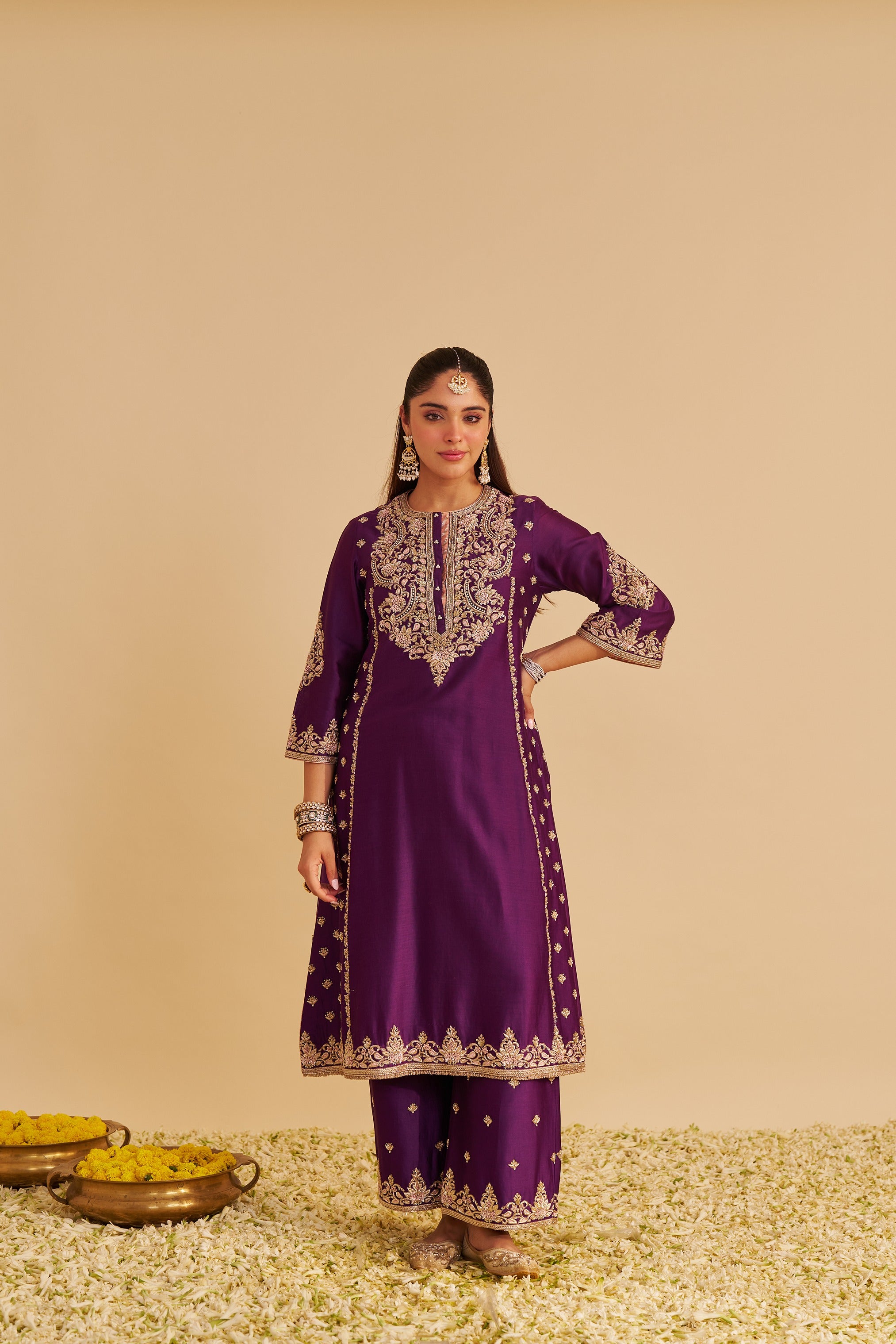 Anaiza Dabka Zardozi Kurta Set