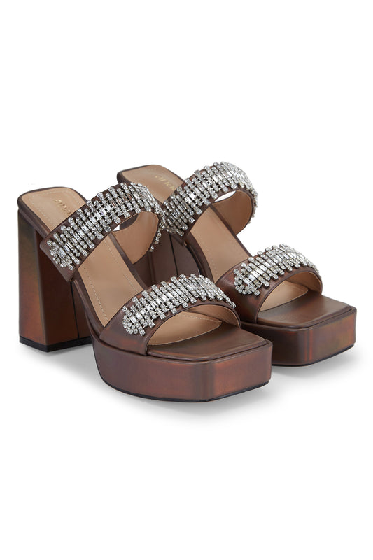 Bijou Wedding Platform Sandals
